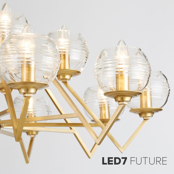 Loft Industry Modern - Spyder Chandelier